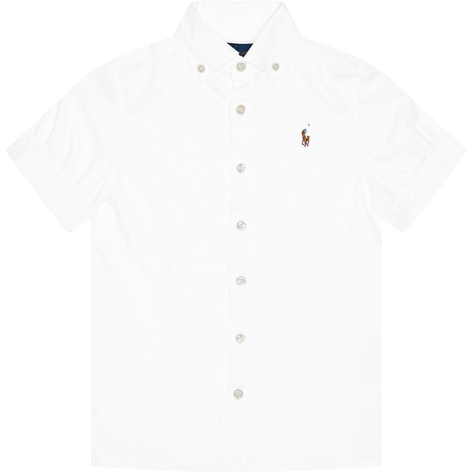 Детская одежда SS22 Футболка однотонная Лето Детская Белая Polo Ralph Lauren — фото 2