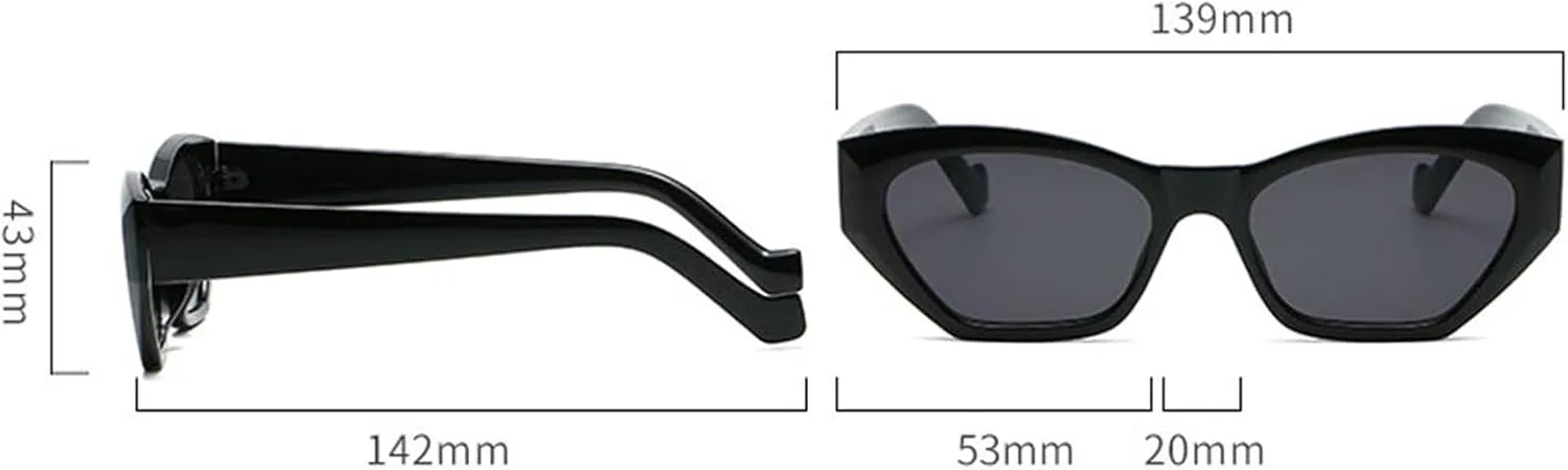 

Солнцезащитные очки Willochra Vintage Cat Eye для женщин, 2025 год, стильные градиентные оттенки, модные, роскошные, квадратные, в стиле панк, с заклепками, C7