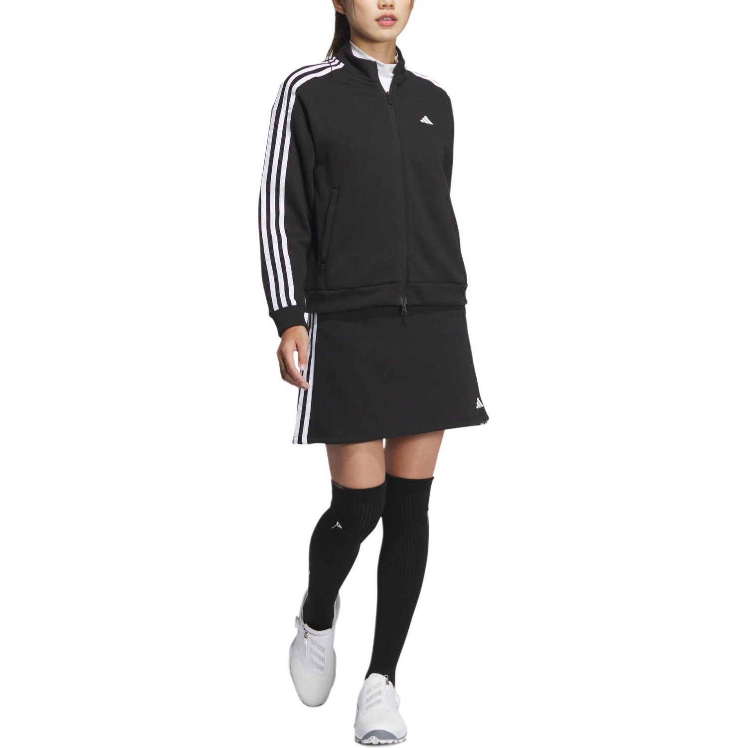 Юбочный костюм женский черный Adidas — фото 2