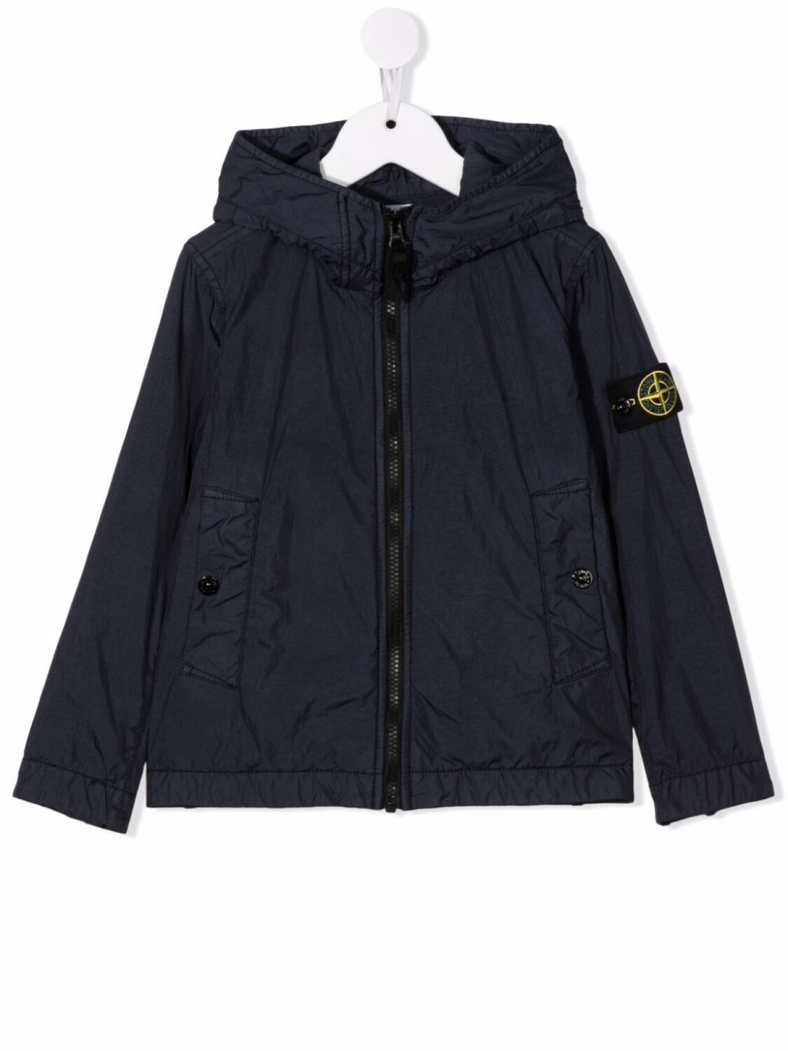 

Stone Island Junior куртка с нашивкой-логотипом, синий