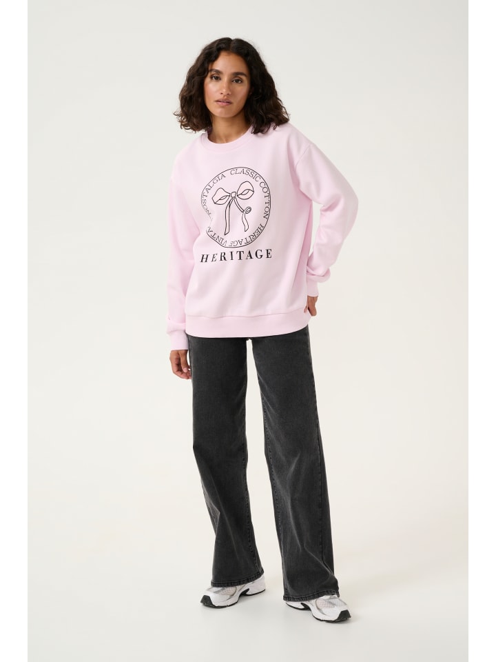 

Толстовка свободного кроя KAellen цвета Сиреневый снег Kaffe