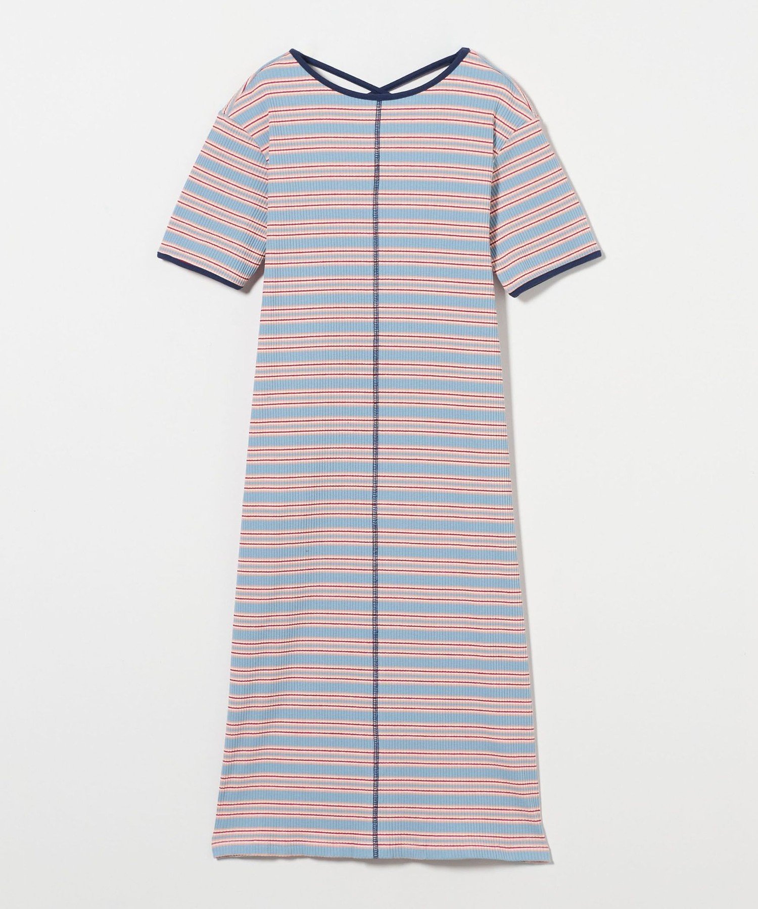 Платье-футболка с многослойной отделкой / Детский размер 140-160 см United Arrows Green Label Relaxing, LT.BLUE