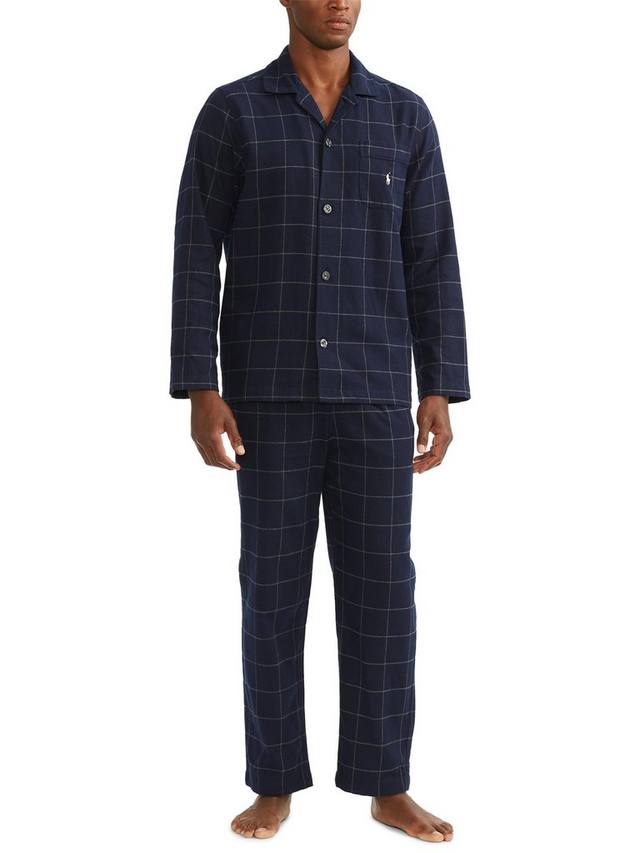 

Комплект пижамы из фланели в клетку Polo Ralph Lauren, Window Pane Plaid
