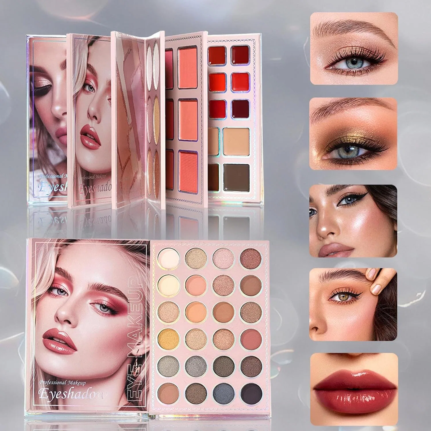 Палетка теней и контуринг Fashion Book Style Makeup Palette — фото 4