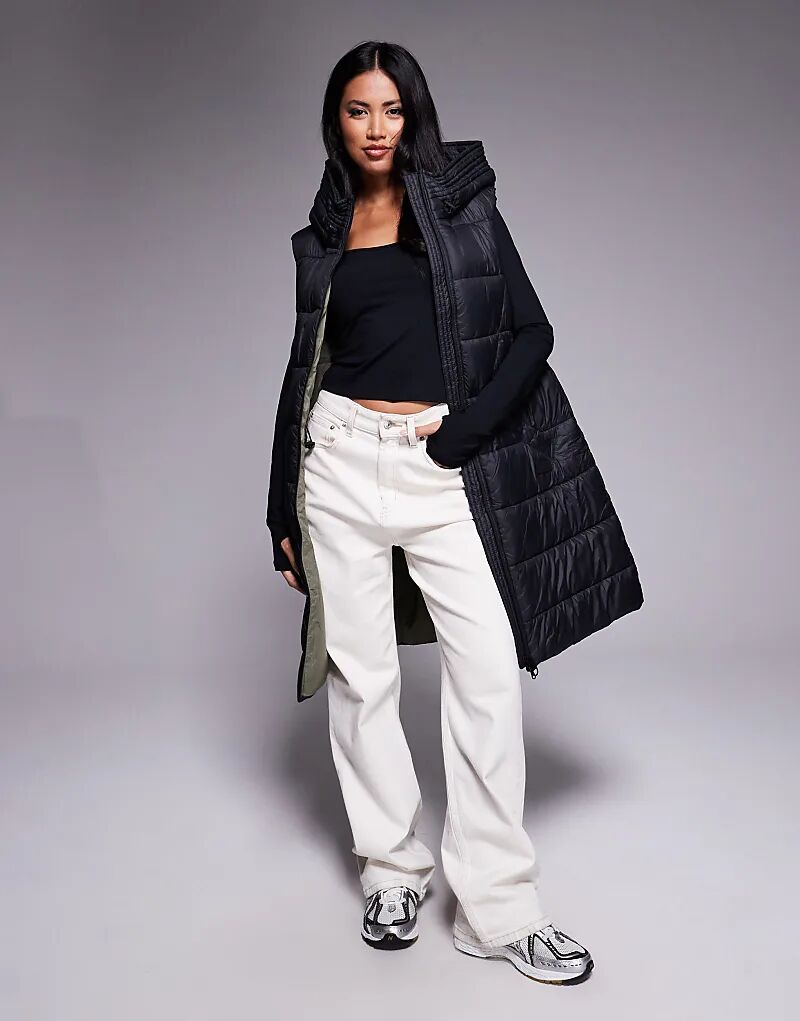 

Стеганый жилет Barbour International Cecilla черного цвета