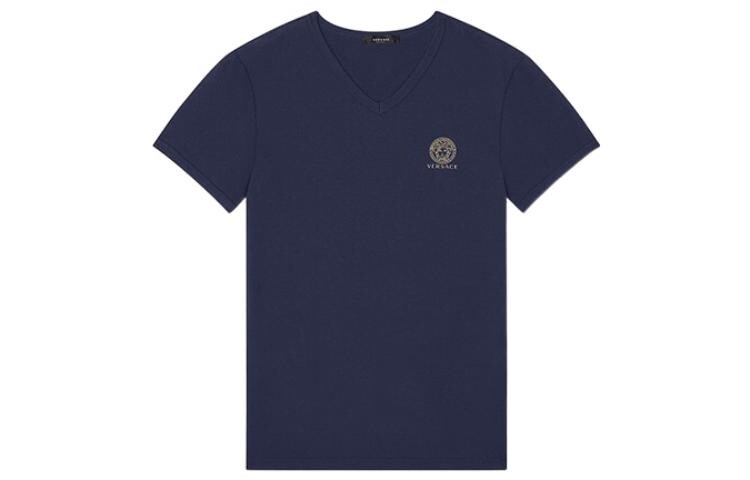 

Футболка мужская синяя Versace, синий