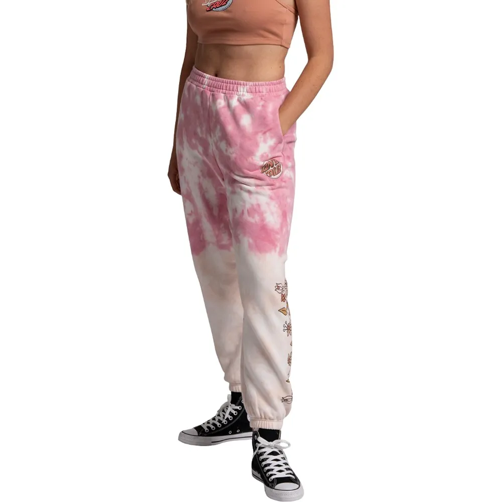 

Брюки Santa Cruz Sage floral sweat, розовый