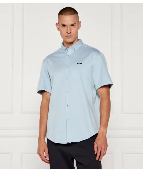 

Рубашка b_motion Regular fit Boss Green, синий