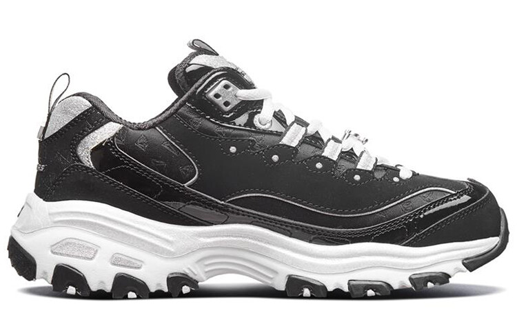 

Кроссовки женские Lifestyle Low-top Черный/белый/серый Skechers