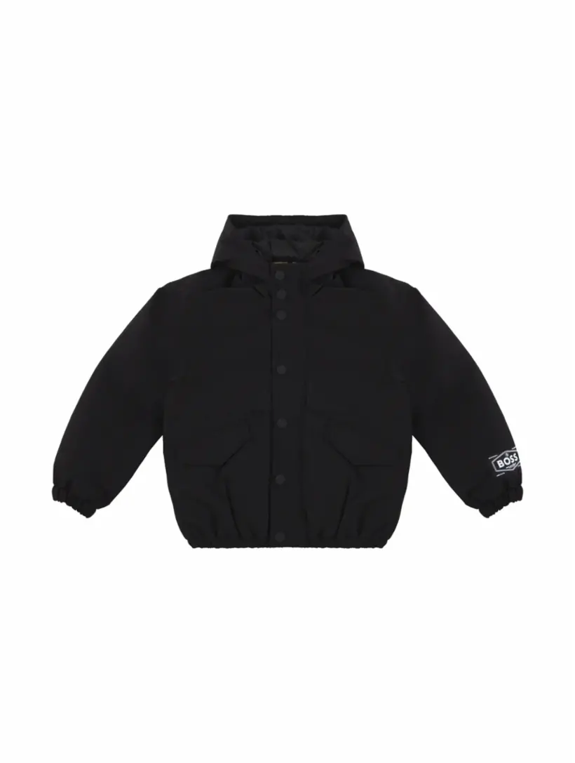 

Куртка с логотипом BOSS, черный