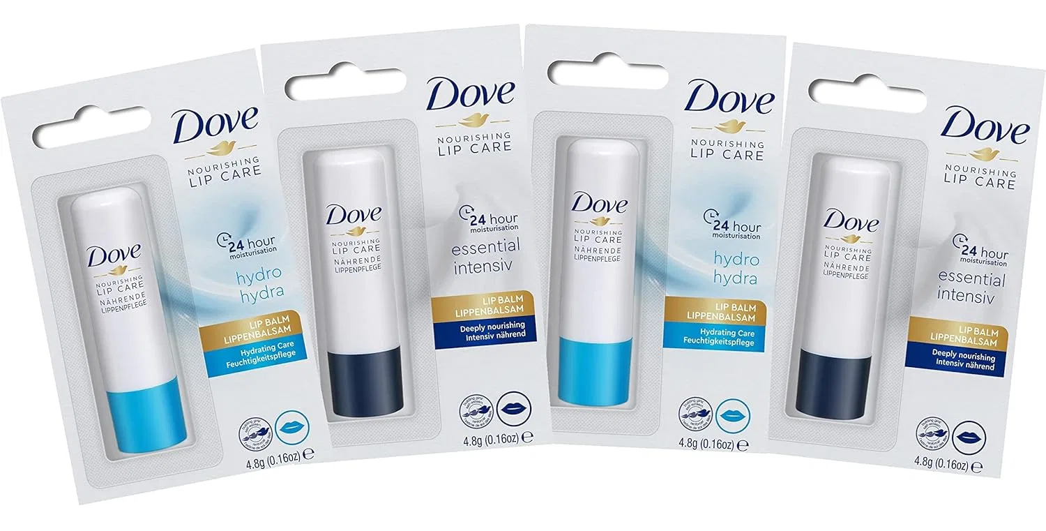 Бальзам для губ «Nourishing Lipcare» от Dove, 4.8 г (3 шт.) Dove — фото 4