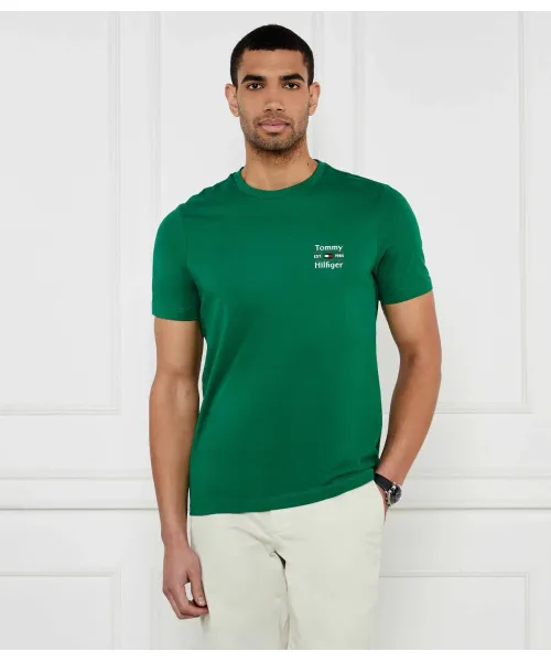 

Футболка Regular fit Tommy Hilfiger, зеленый