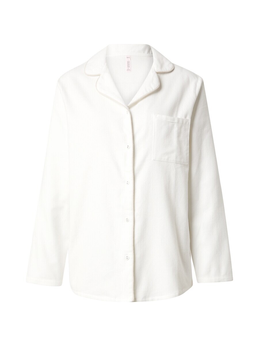 

Пижамный топ Hunkemöller Pajama Shirt Essentials, натуральный белый