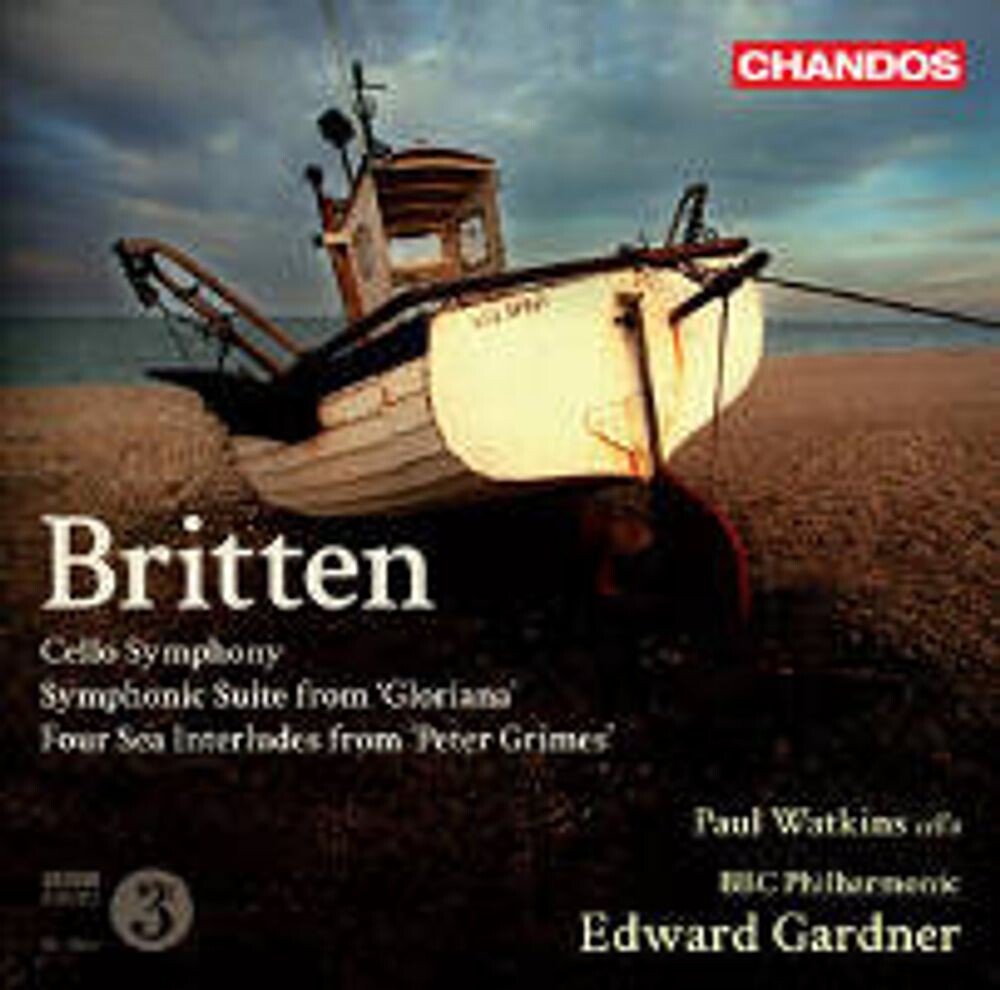 

Диск CD Britten: Cello Symphony / Symphonic Suite from Gloriana / Four Sea Interludes from Peter Grimes - Benjamin Britten, Edward Gardner, Robert Murray, Paul Watkins, BBC Philharmonic Orchestra