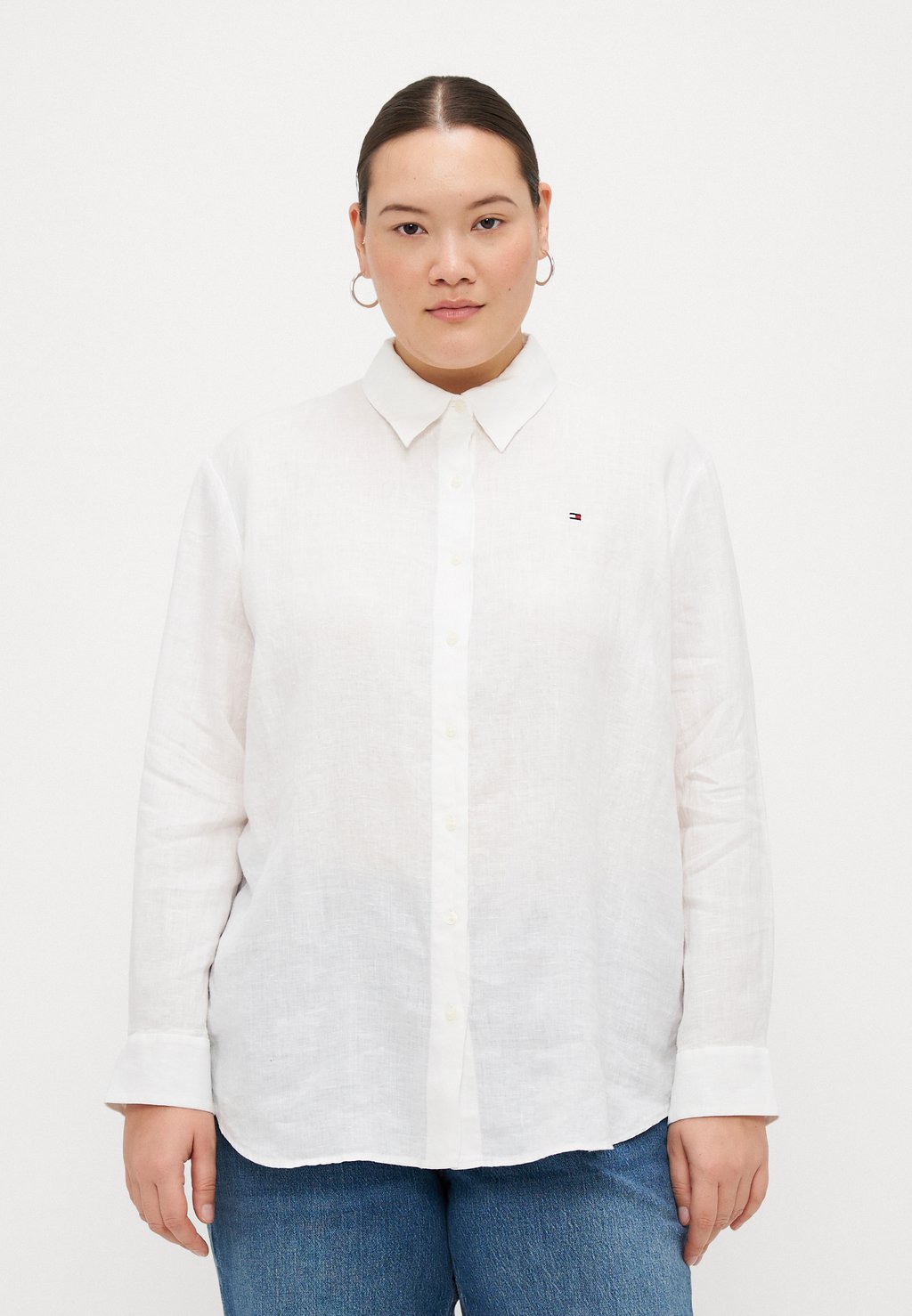

Блузка на пуговицах RELAXED SHIRT Tommy Hilfiger Curve, белый