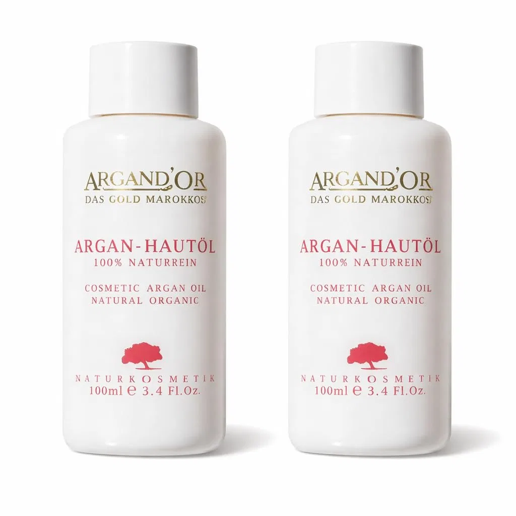 Органическое аргановое масло для кожи «Argan Oil» от Argandor, 2 x 100 мл Argand'Or
