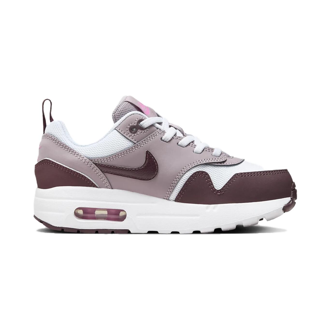 Кроссовки Nike Air Max 1 Kids Lifestyle Shoes PS Low-top Purple/white, фиолетовый — фото 2