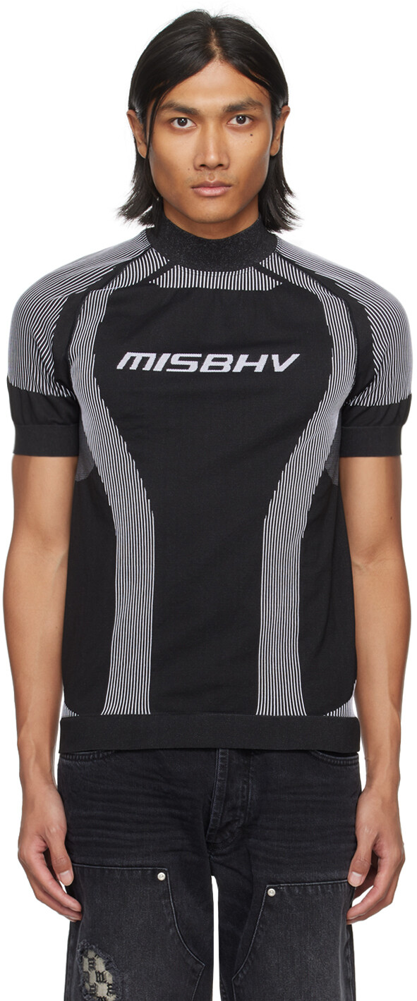 

Черная спортивная футболка Misbhv, цвет Black/White