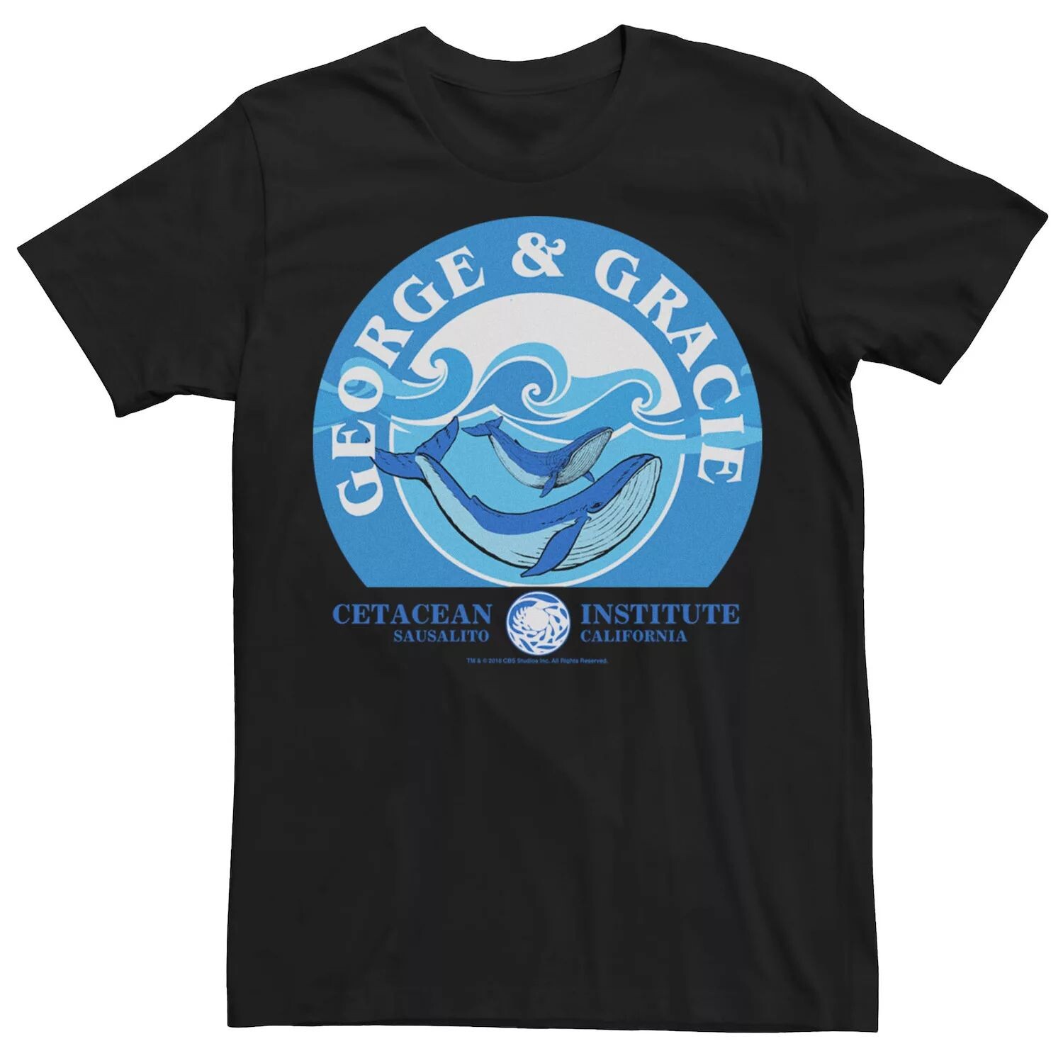 

Мужская футболка Star Trek George & Gracie Cetacean Institute Licensed Character
