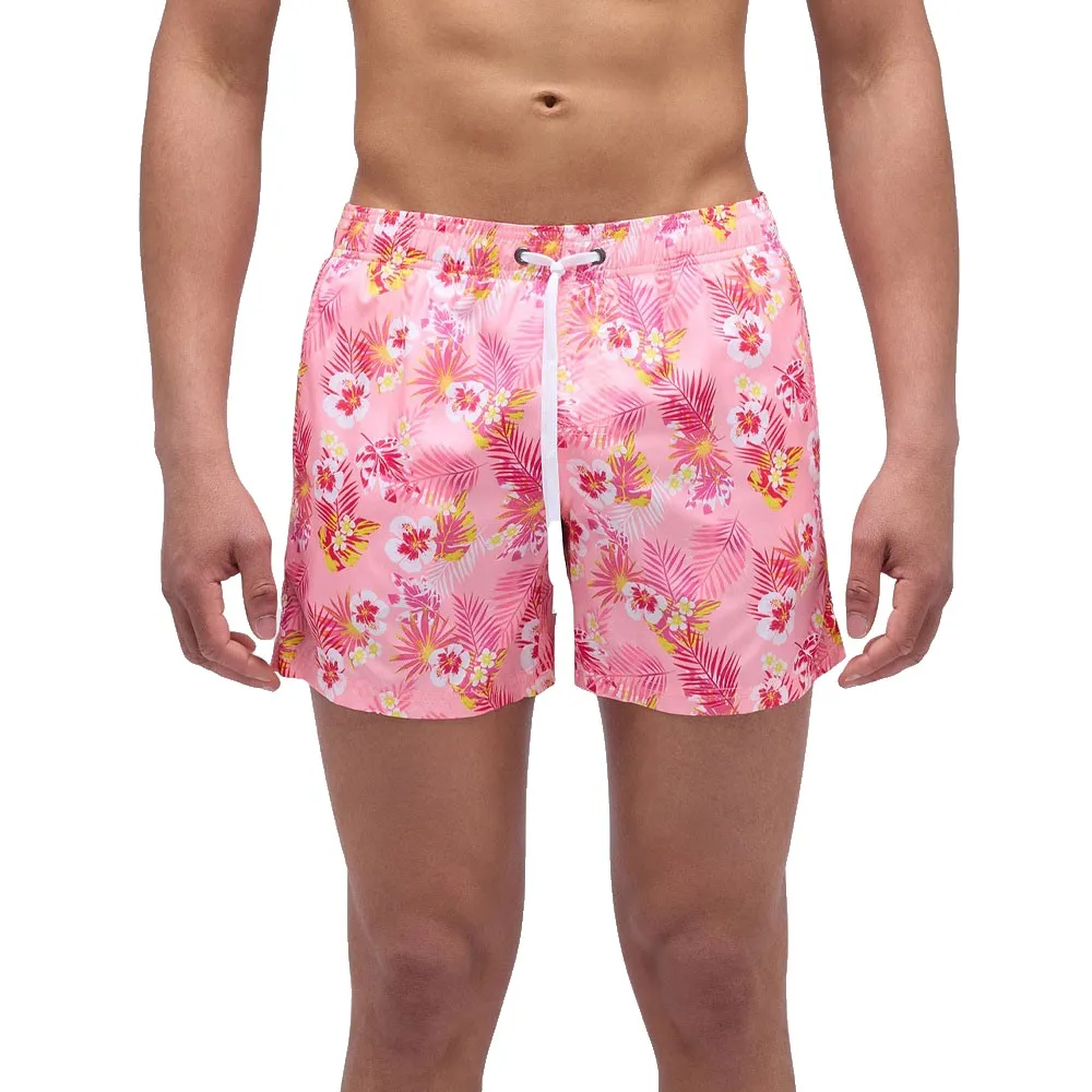 

Шорты для плавания Sundek Elastic waist and dreamy hawaii print, розовый