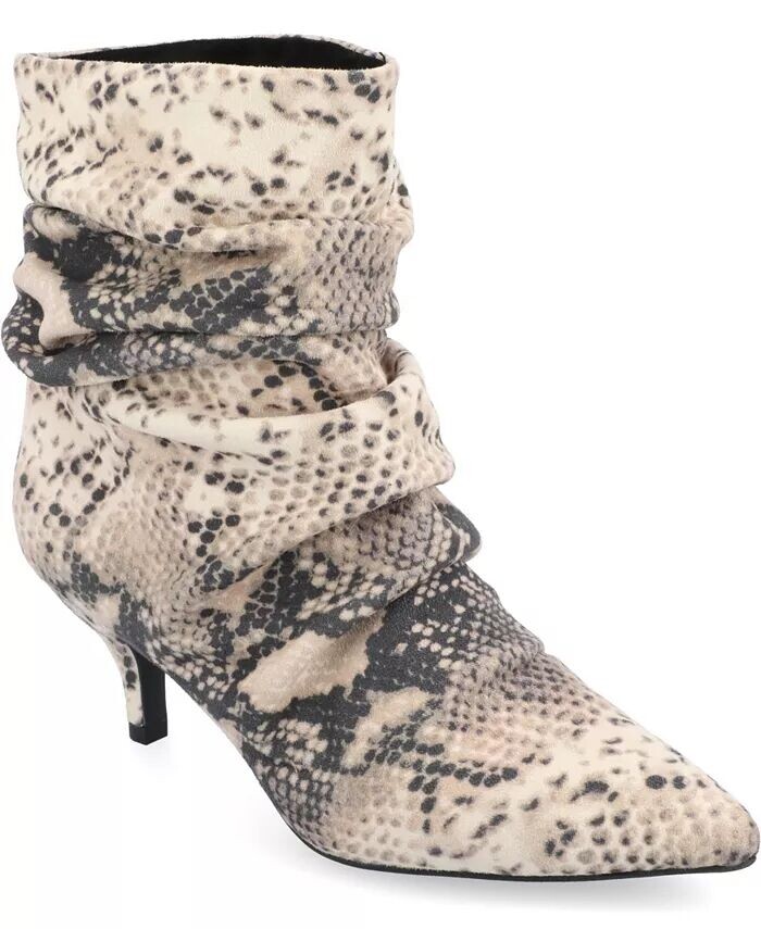 Женские ботильоны Jo Slouchy Kitten Heel Dress Booties Journee Collection, мультиколор