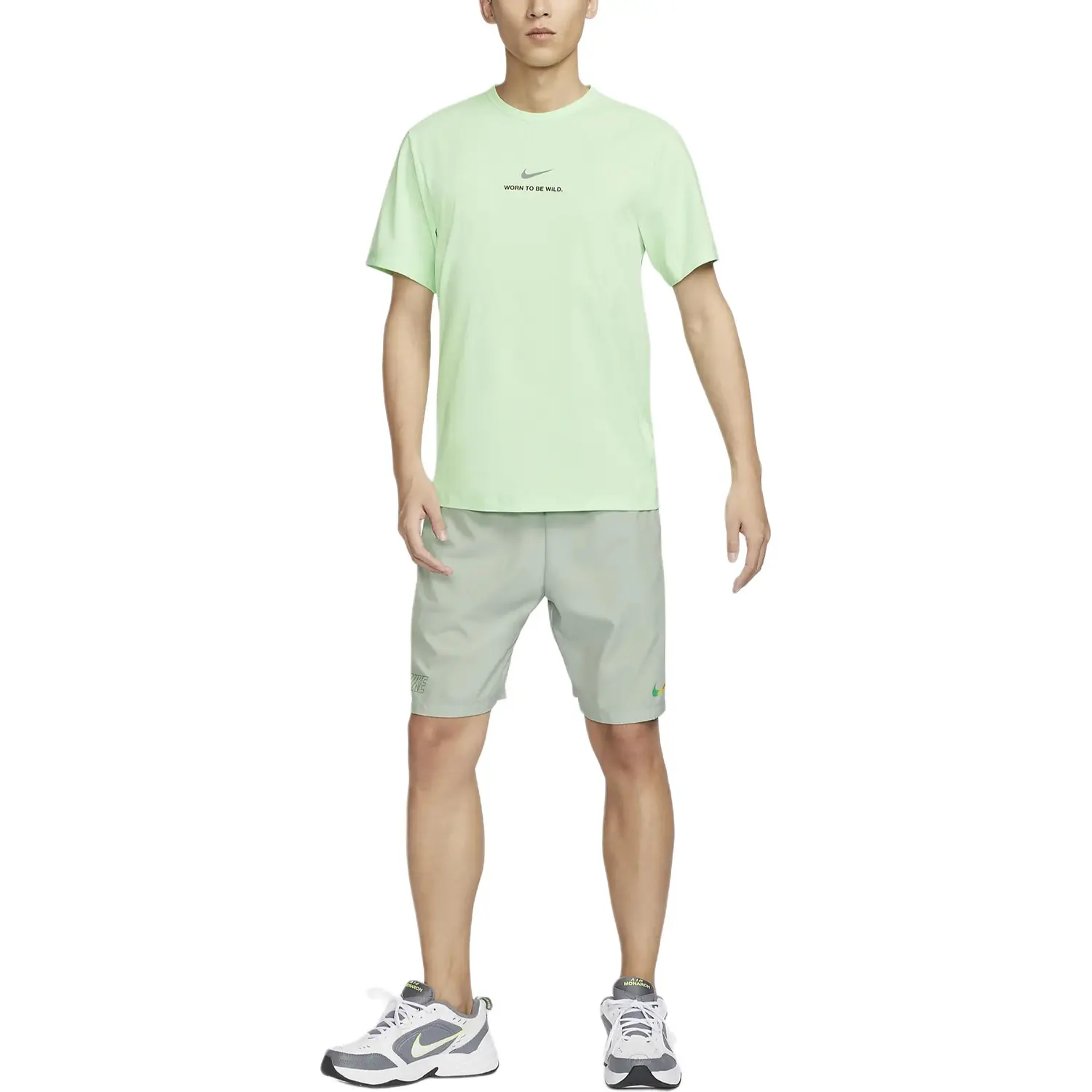 Футболка Dri-Fit мужская Vapor Green Nike, зеленый — фото 3