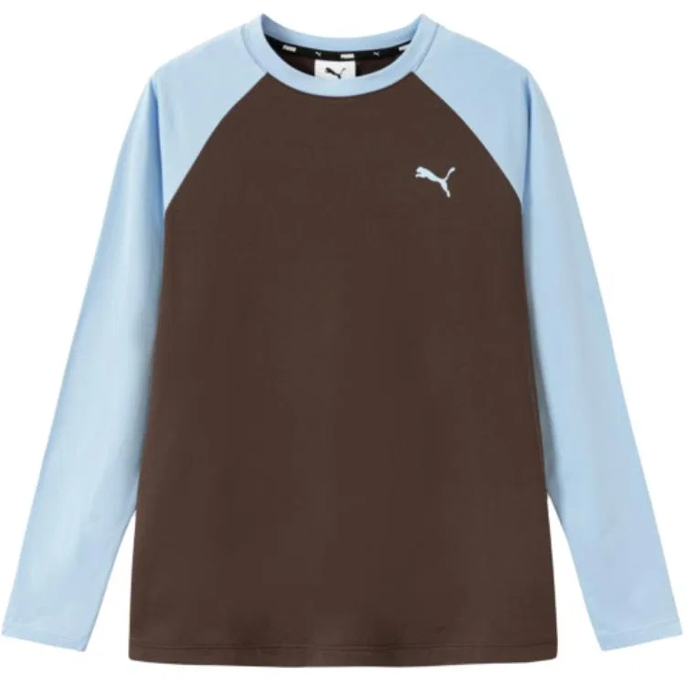 Футболка детская с V-образным вырезом PUMA Coffee Blue Tone