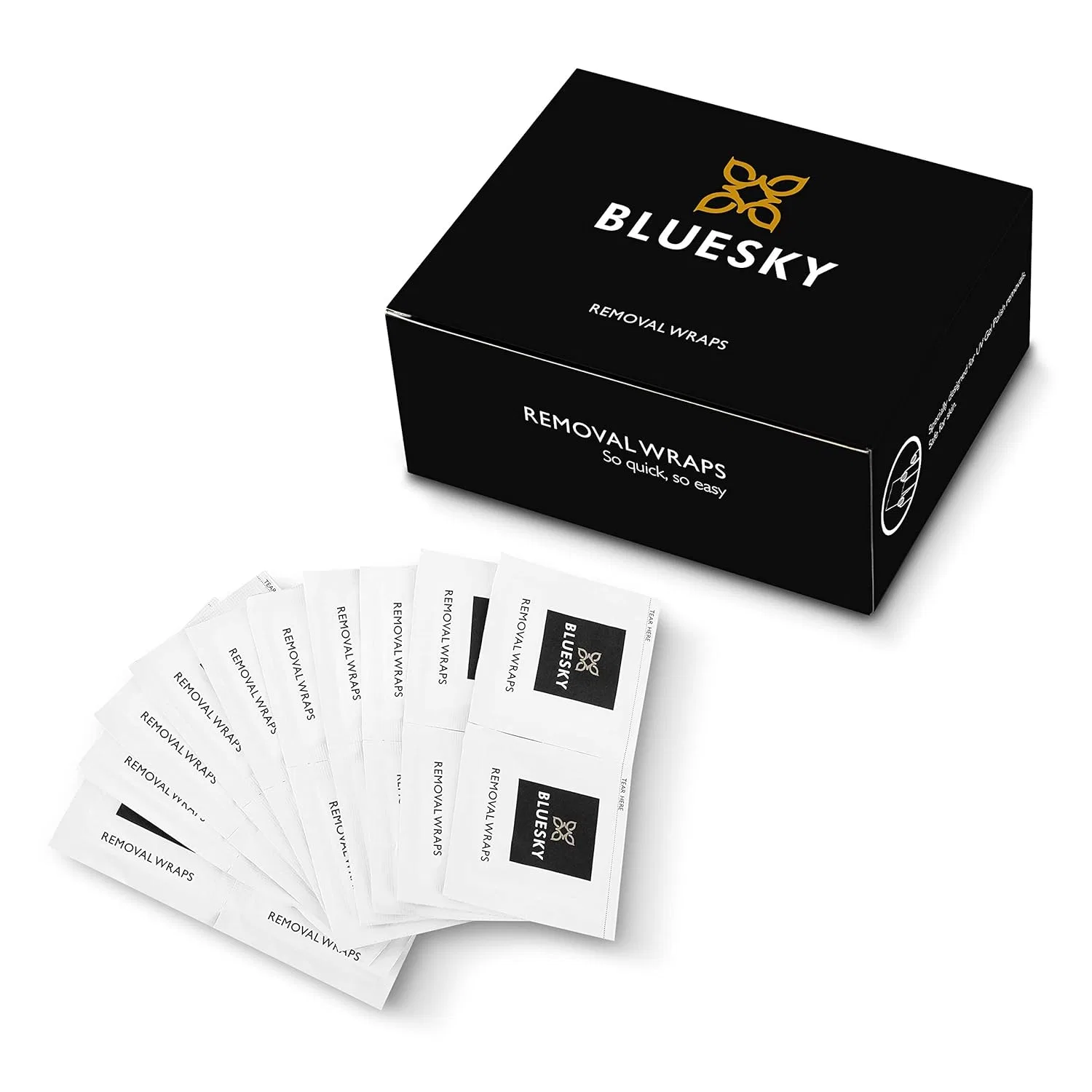 Салфетки для снятия гель-лака BLUESKY, 200 шт. Bluesky