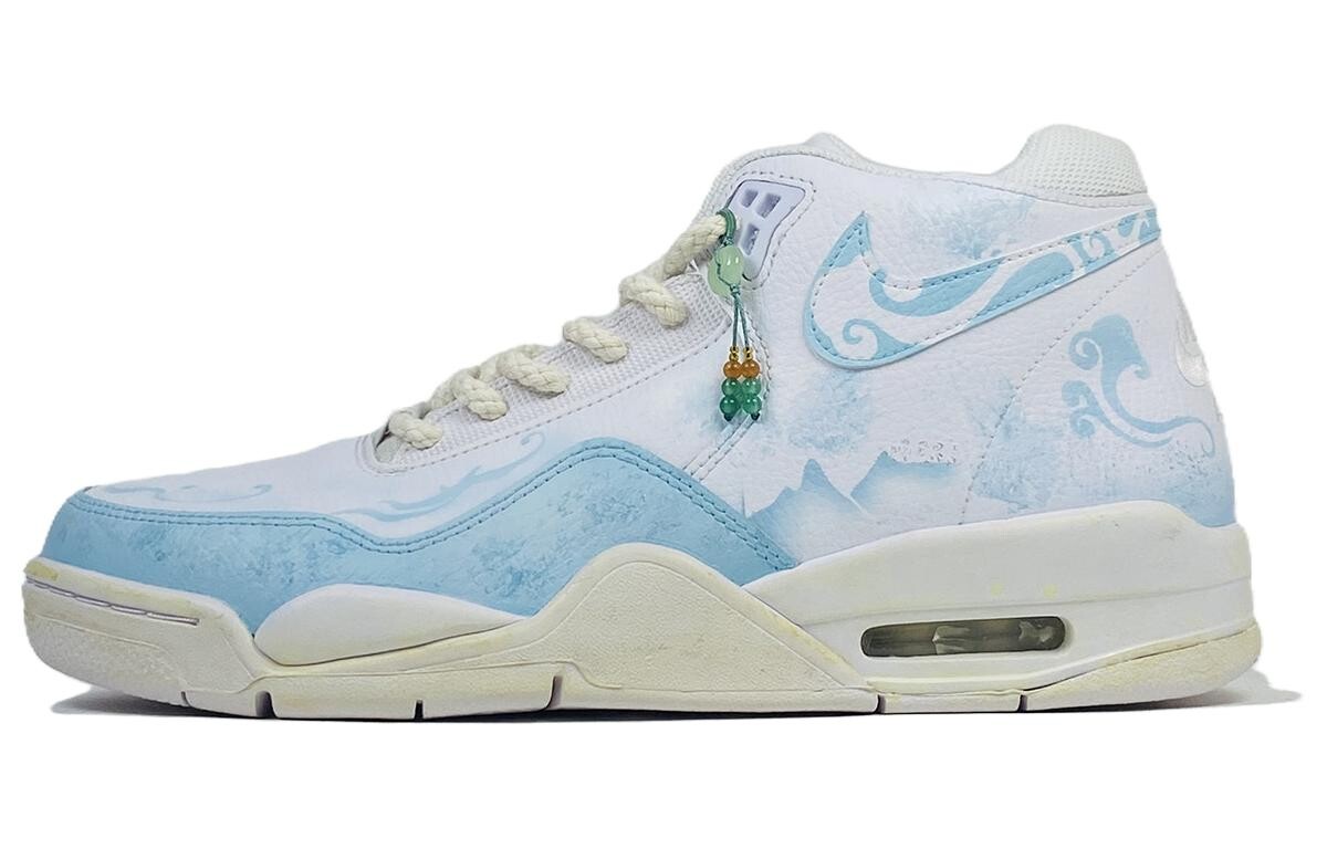 

Кроссовки Nike Flight Legacy Vintage Basketball Shoes Unisex Mid-top White/blue, голубой, Синий, Кроссовки Nike Flight Legacy Vintage Basketball Shoes Unisex Mid-top White/blue, голубой