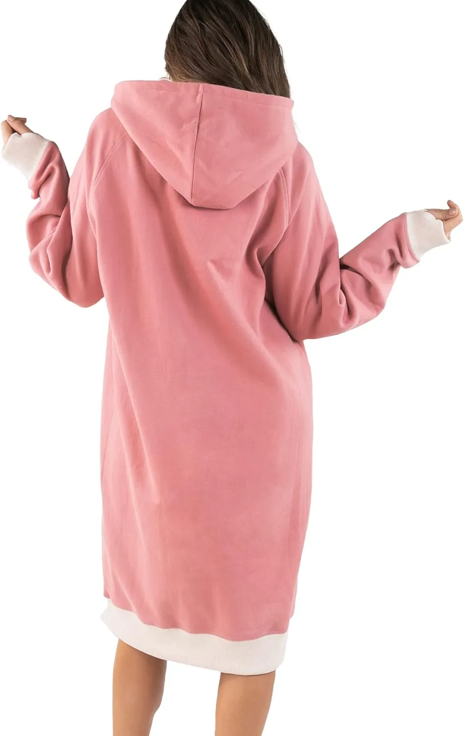 Толстовка с капюшоном оверсайз, удобная одежда для сна Lazy One, Back To Bed Sleep Hoodie — фото 2
