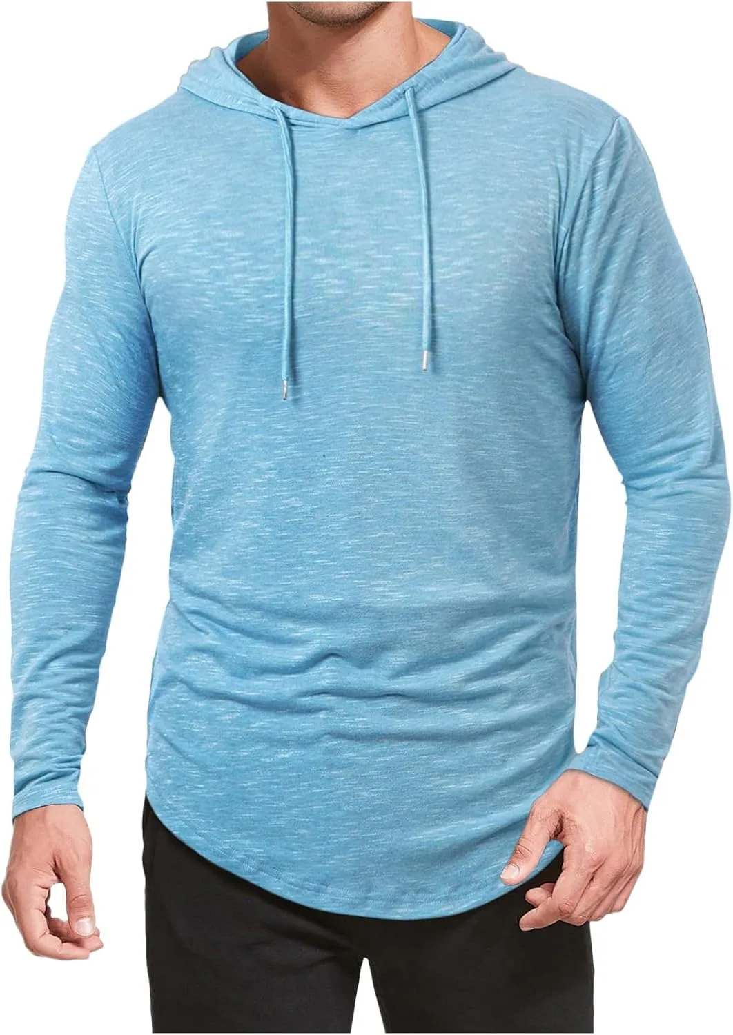 

Мужской легкий худи для тренировок 2025, фитнес, с длинным рукавом, дышащий xoxingysm