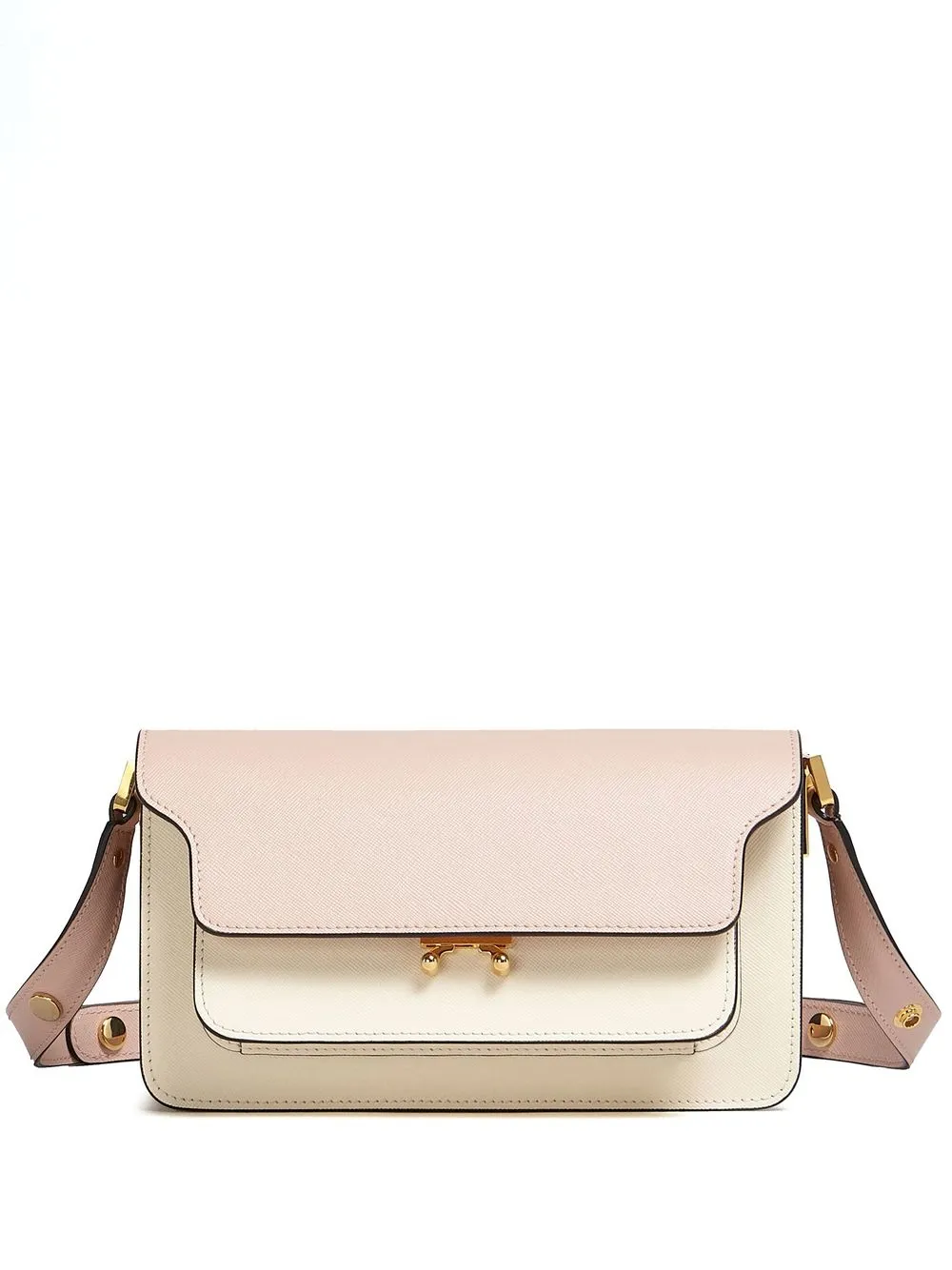 

Сумка на плечо Trunk в стиле колор-блок Marni, розовый