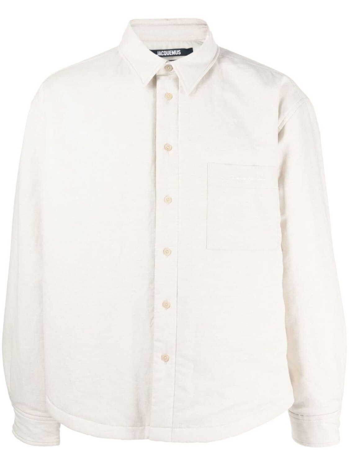 

Jacquemus дутая рубашка La chemise Boulanger, нейтральный цвет