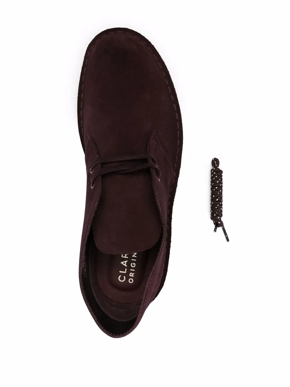 Ботинки на шнуровке Clarks Originals, фиолетовый — фото 4