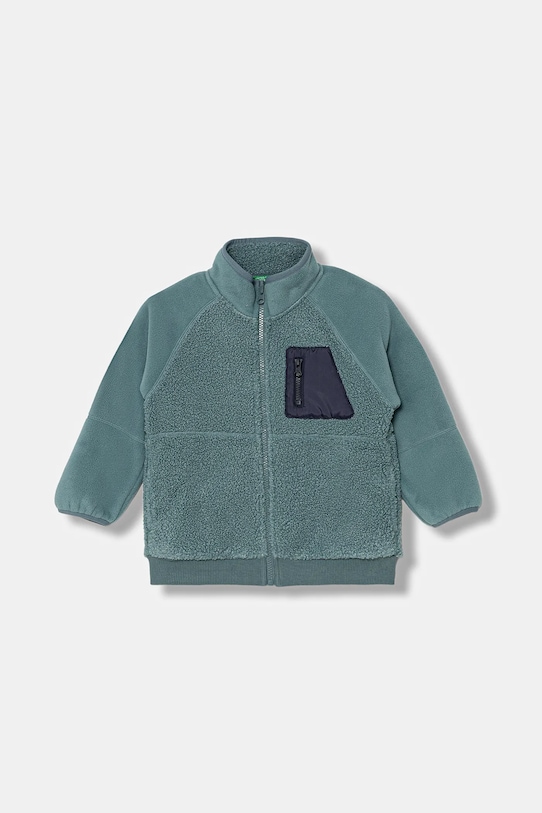 

Детская флисовая толстовка United Colors Of Benetton, бирюзовый