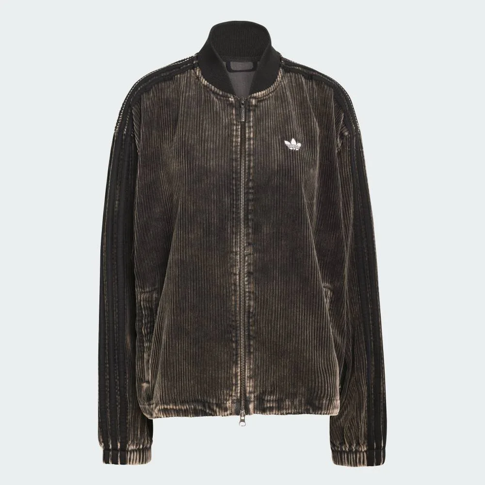 Куртка Corduroy SST Adidas, black — фото 4