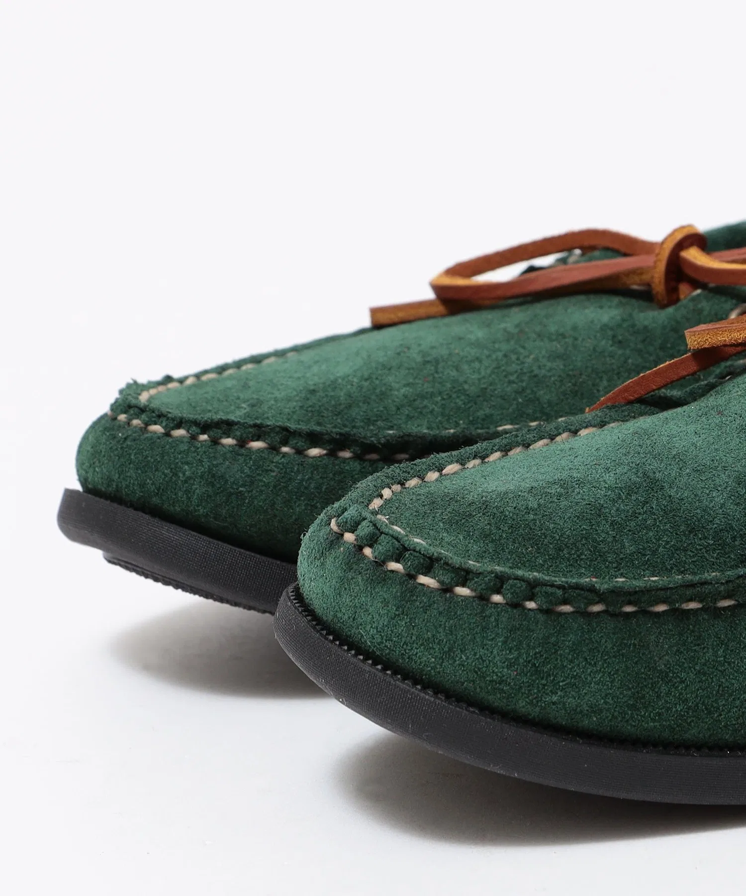 Мужские замшевые мокасины Quoddy Trail Canoe MOC красные — фото 3