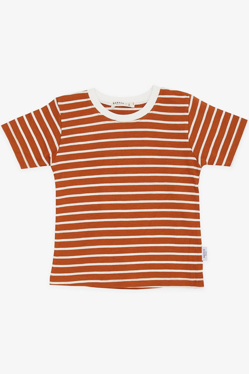 

Футболка для мальчика в полоску с корицей (3–7 лет) Breeze