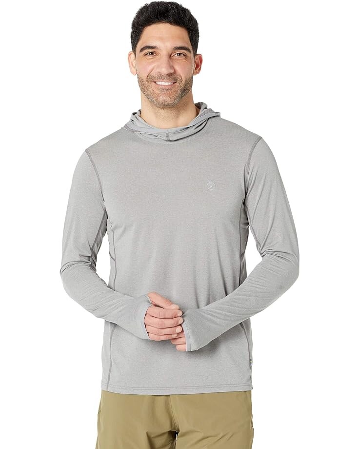 

Худи Fjällräven Abisko Sun-Hoodie, цвет Shark Grey