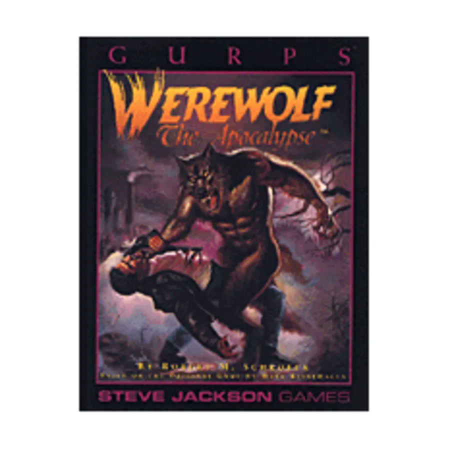 

Werewolf - The Apocalypse, GURPS (1st-3rd Edition) - System Conversions, мягкая обложка