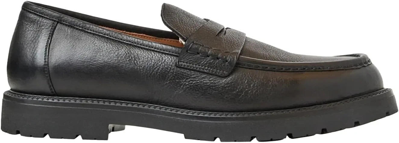 Лоферы мужские Aquatalia Blake, Black Tumbled