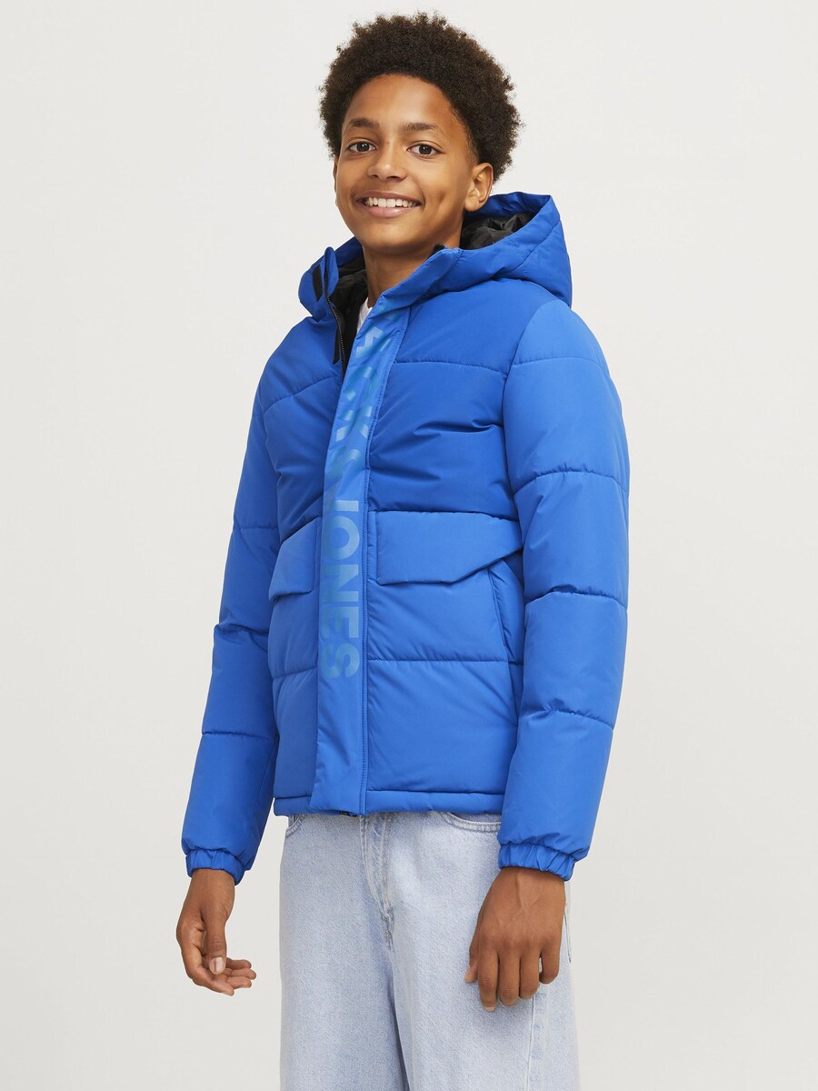 Зимняя куртка Jack & Jones Junior Speed, Cobalt Blue/Royal Blue/Light Blue — фото 2