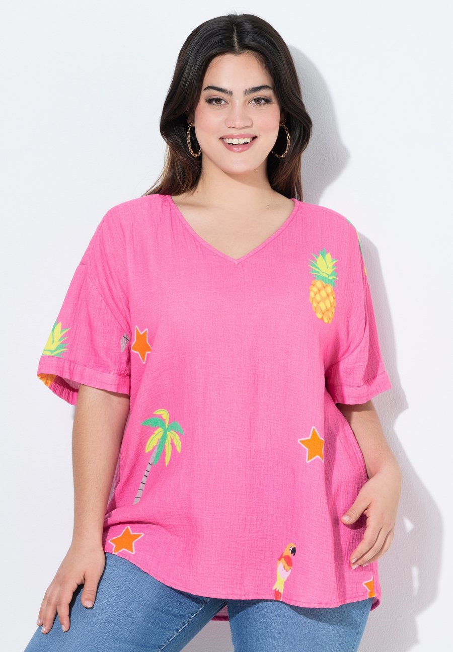 

Блуза Angel of Style PRINT MOTIFS, Hibiscus Pink/Pink