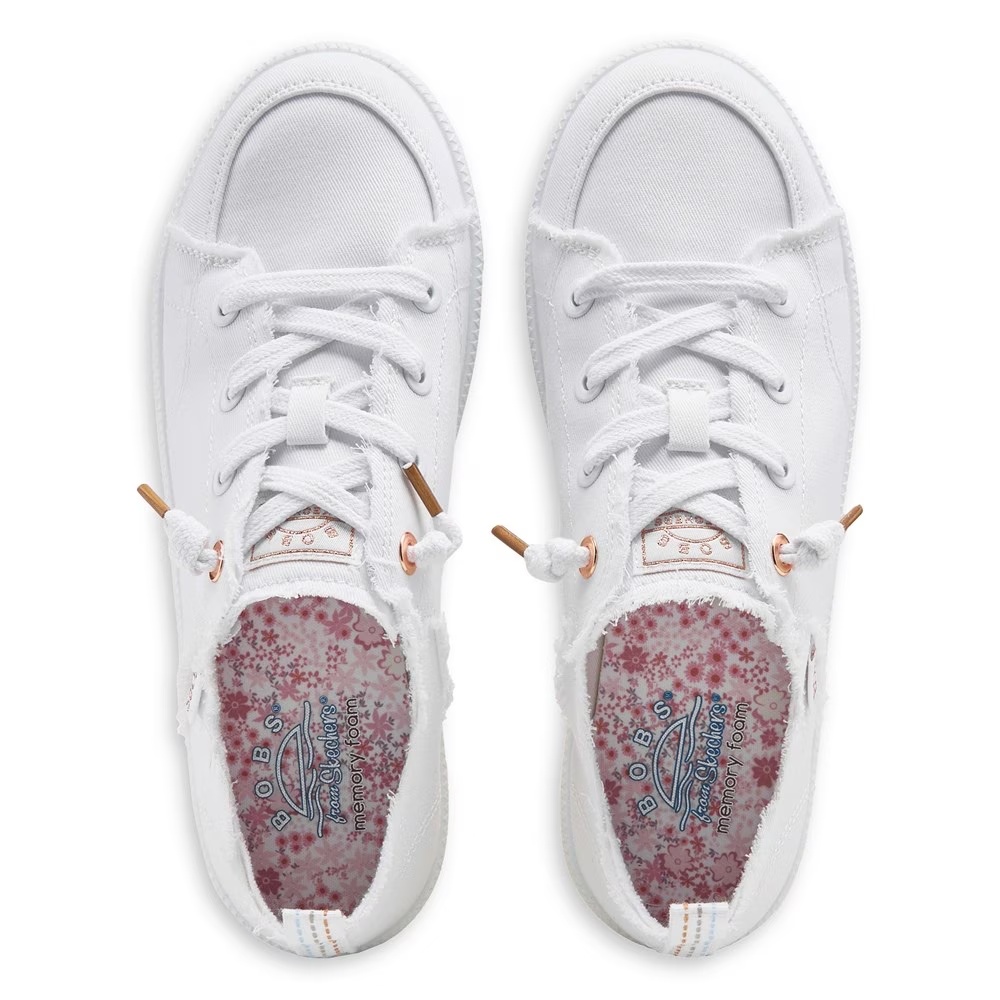 Кеды на резинке Bobs b cute 2.0 от Skechers, white canvas — фото 4