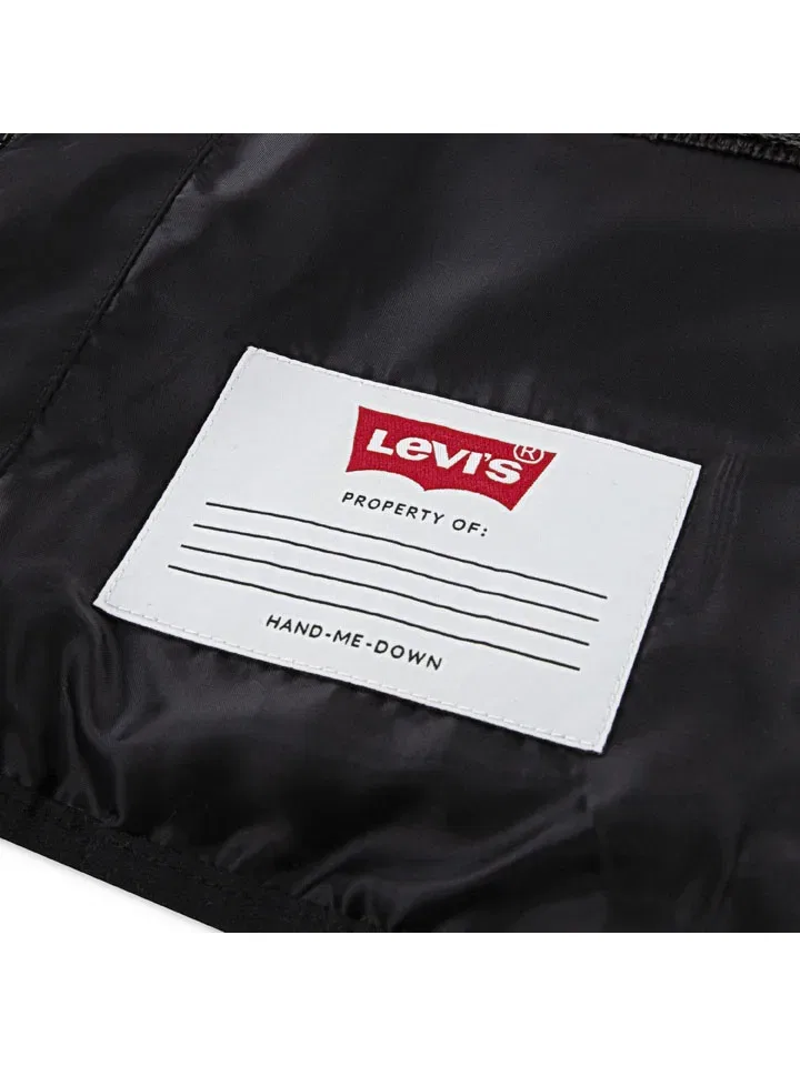 Стеганая куртка с капюшоном, Levi's Kids, черный — фото 3