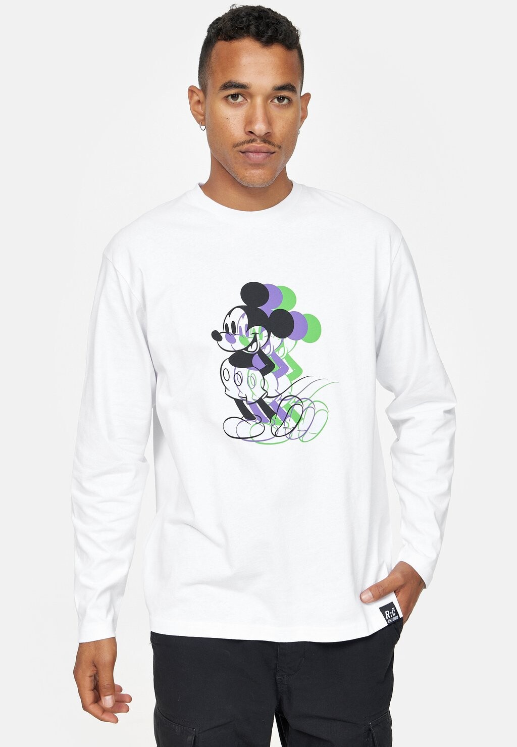 

Топ с длинными рукавами DISNEY TONE FADE MICKEY MOUSE Re:Covered, цвет white