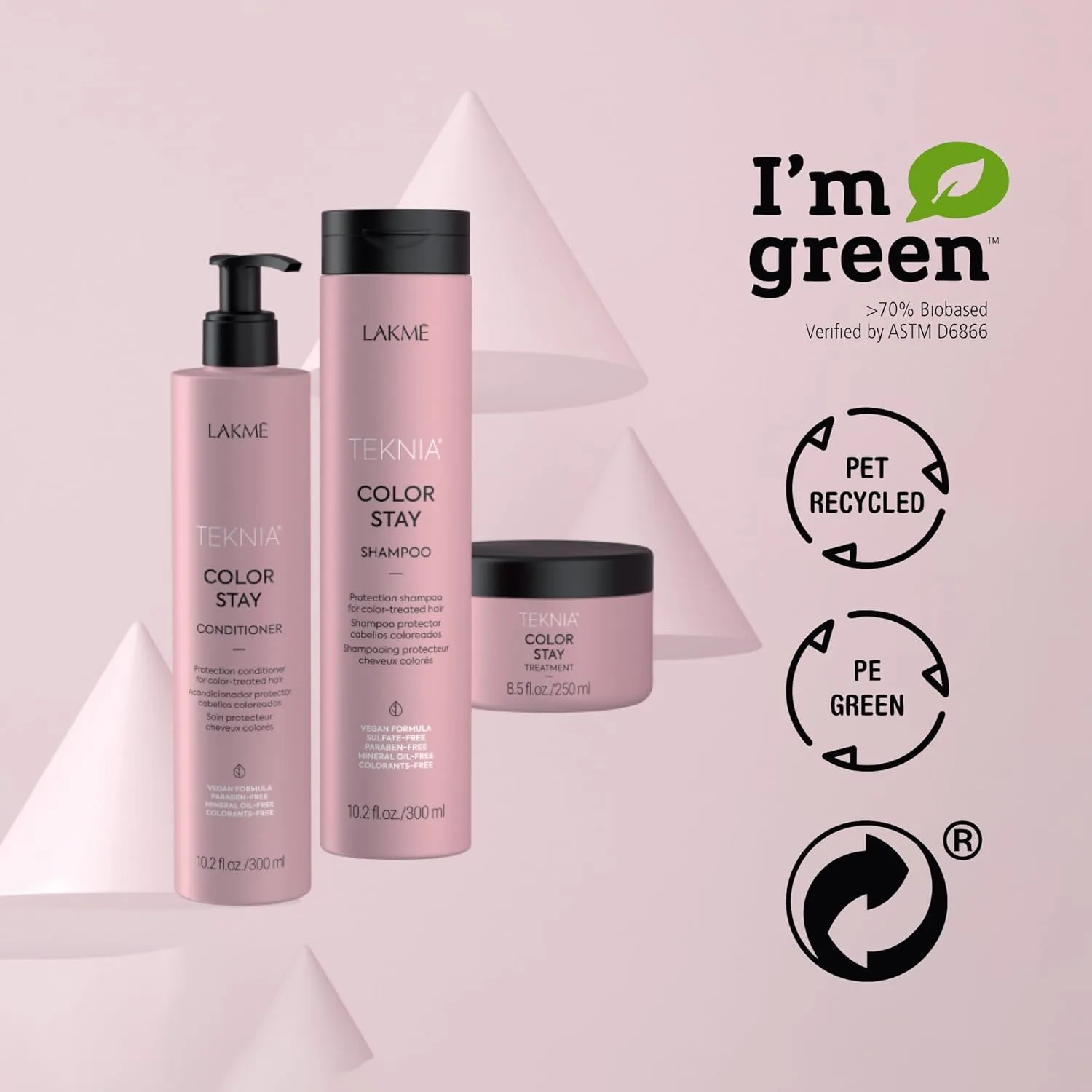 Кондиционер для окрашенных волос LAKMÉ Teknia Color Stay Conditioner, безопасен для окрашенных волос, 300 мл (10, 2 жидких унции) — фото 4
