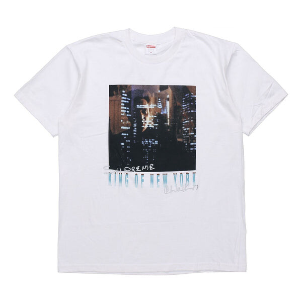 

Футболка ss19 christopher walken king of new york tee white Supreme, белый