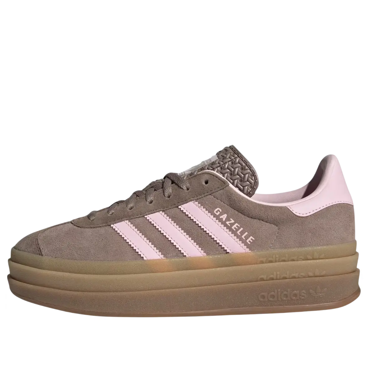 Кроссовки (WMNS) adidas Gazelle Bold 'Trace Brown Clear Pink'