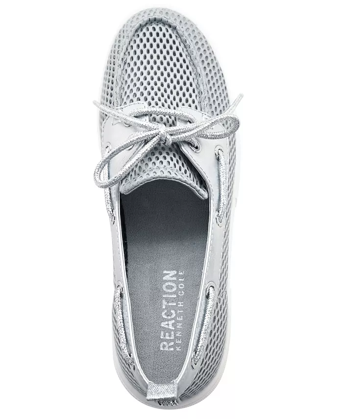 Женские туфли-лодочки Zelda Almond Toe Kenneth Cole Reaction, серебряный — фото 4
